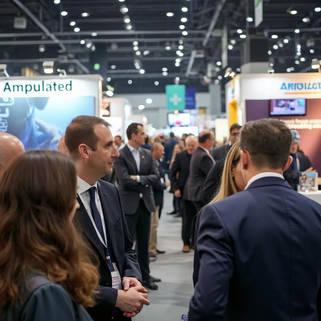Ampulated at an international trade fair
