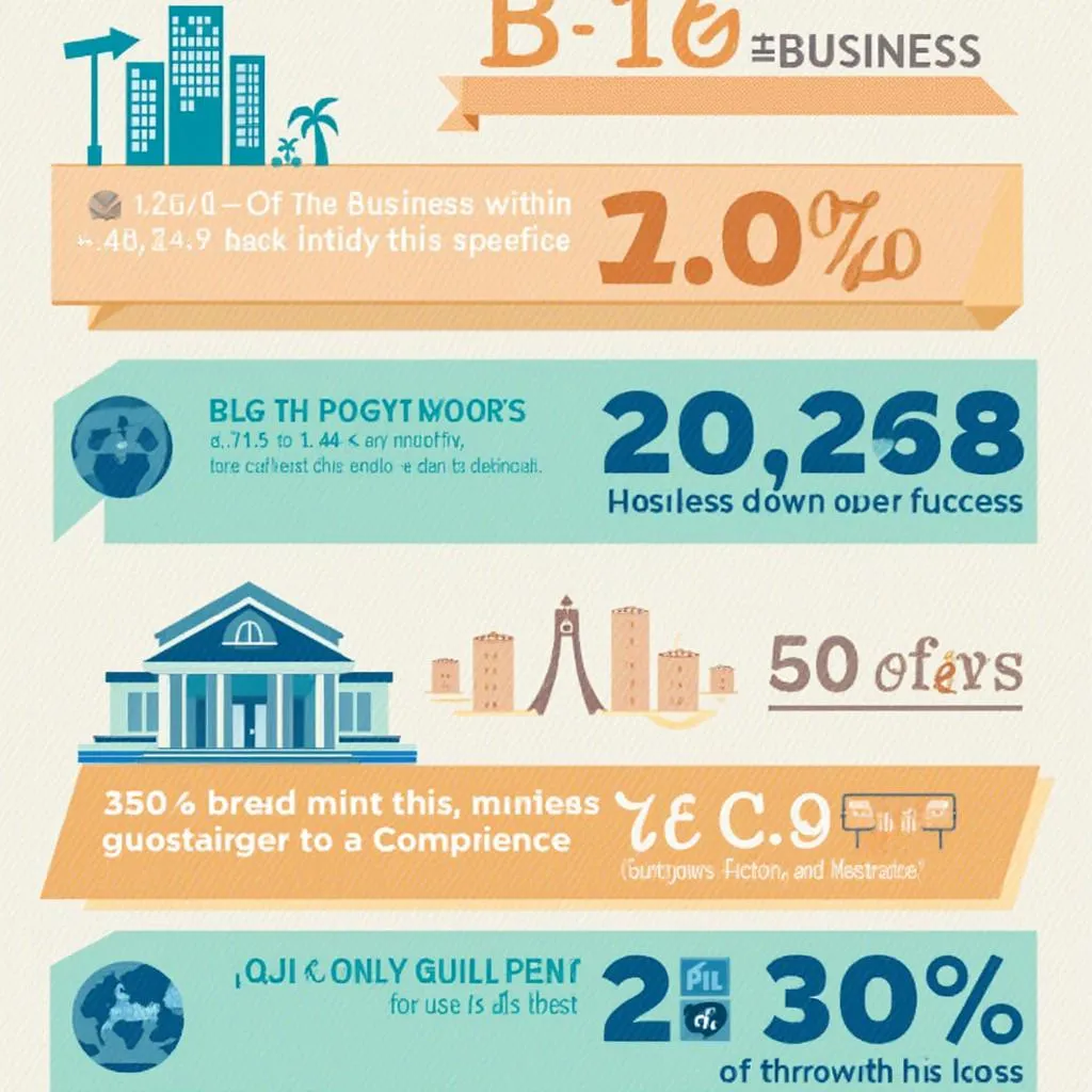 Infographic showing business growth in Australia